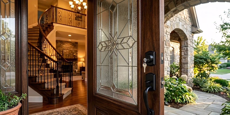 Front Door Privacy Film in Denver, North Carolina